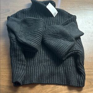 H&M Women's Black Turtleneck Sweater